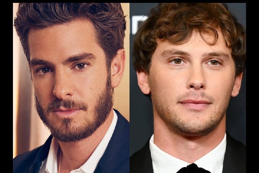 (left to right) Andrew Garfield, Cooper Koch