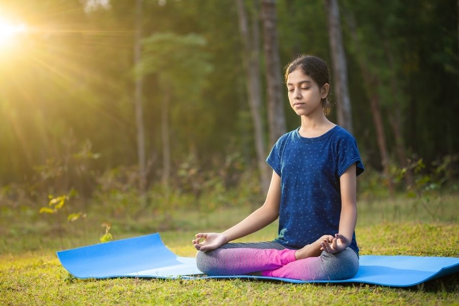 Yoga and physical exercise improve physical health, which in turn boosts mental well-being