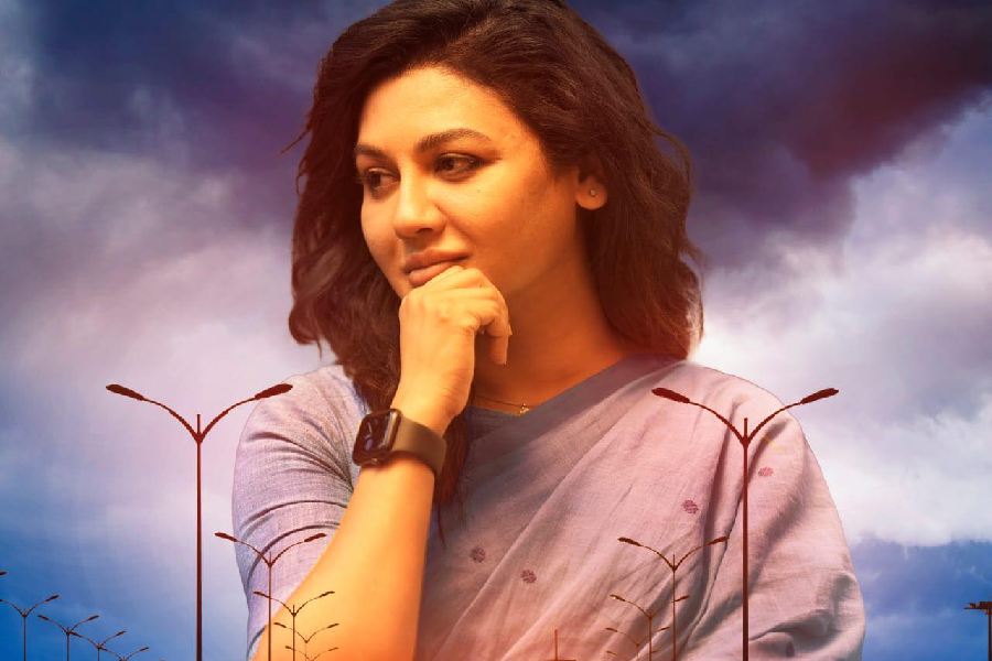 Jaya Ahsan in a poster of Aniruddha Roy Chowdhury’s ‘Dear Maa’