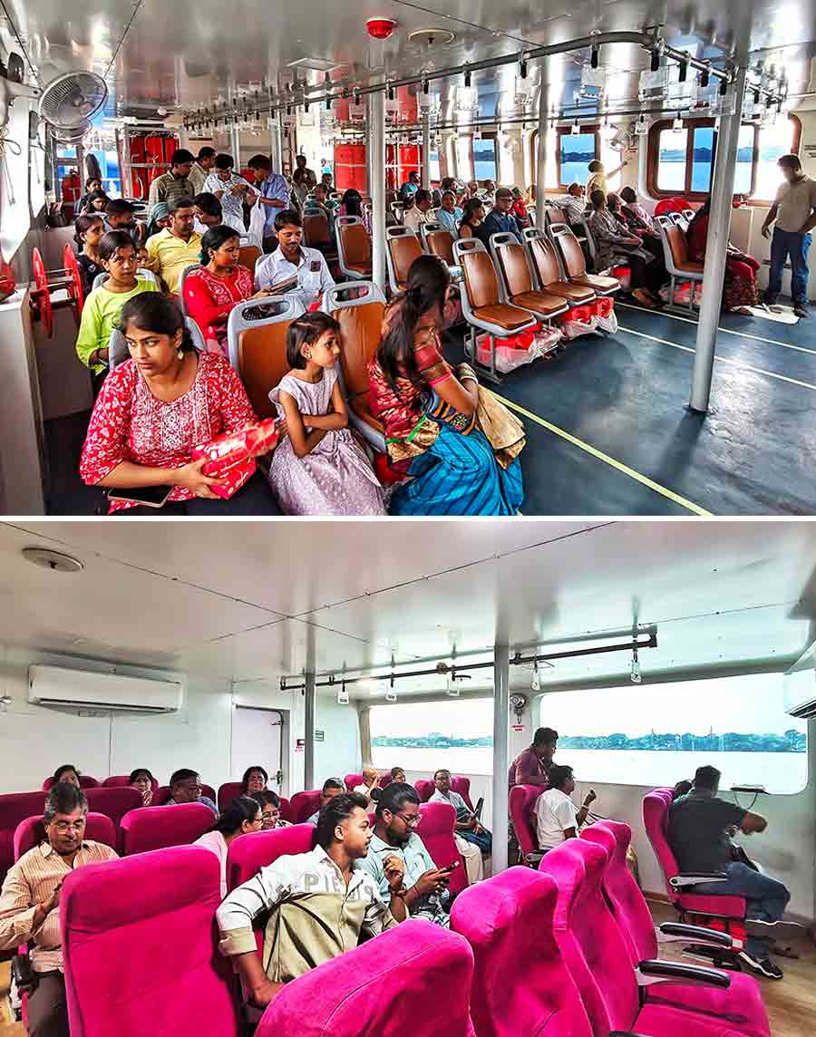 Kolkata Water Metro | A ride on Kolkata's first water metro Dheu on Hooghly  from Millennium Park to Dakshineswar - Telegraph India