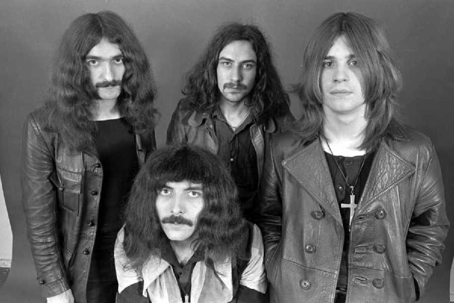 Black Sabbath, 1970_ Geezer Butler, Tony Iommi, Bill Ward, Ozzy Osbourne.