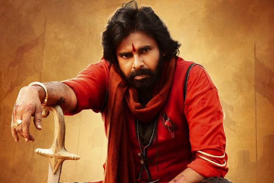 A poster of ‘Hari Hara Veera Mallu Part 1: Sword Vs Spirit’ starring Pawan Kalyan