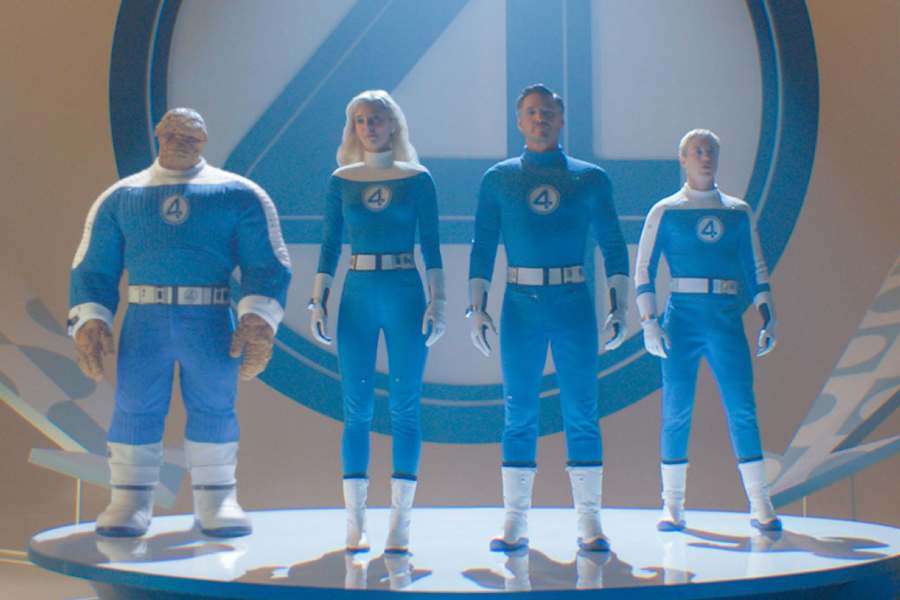 A still from ‘The Fantastic Four: First Steps’