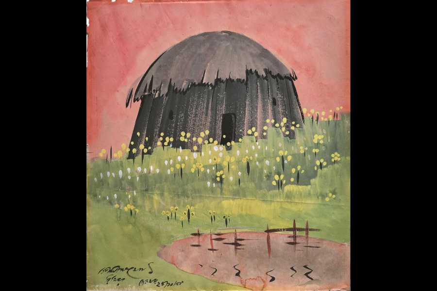 An artwork by Gopal Ghose.