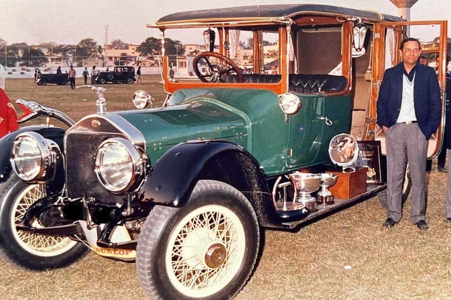 Vintage car collector Shashi Kumar Kanoria discovered the car in an ashram in Dibrugarh in the 1980s