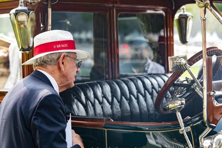 The Wolseley also starred at the 21 Gun Salute Concours d’Elegance in 2023