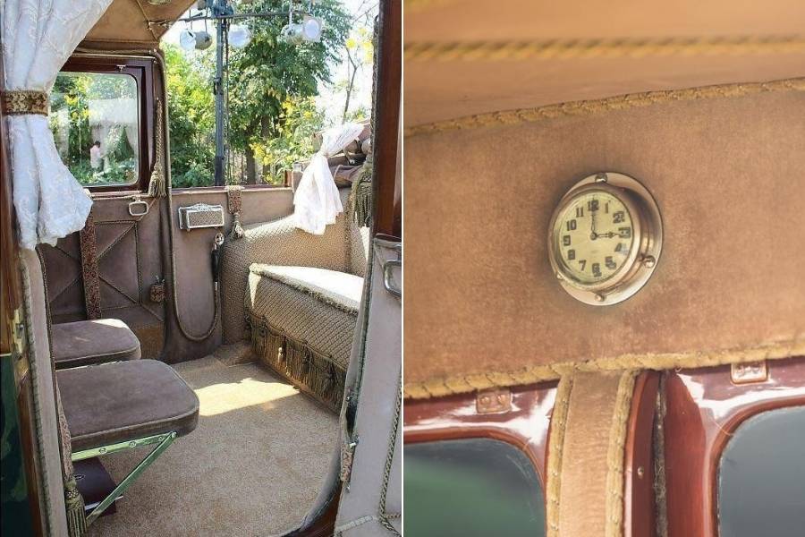 The interiors of the ‘Palace on Wheels’