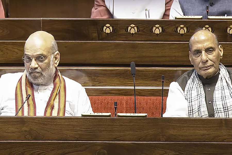 Amit Shah in Parliament on Tuesday.