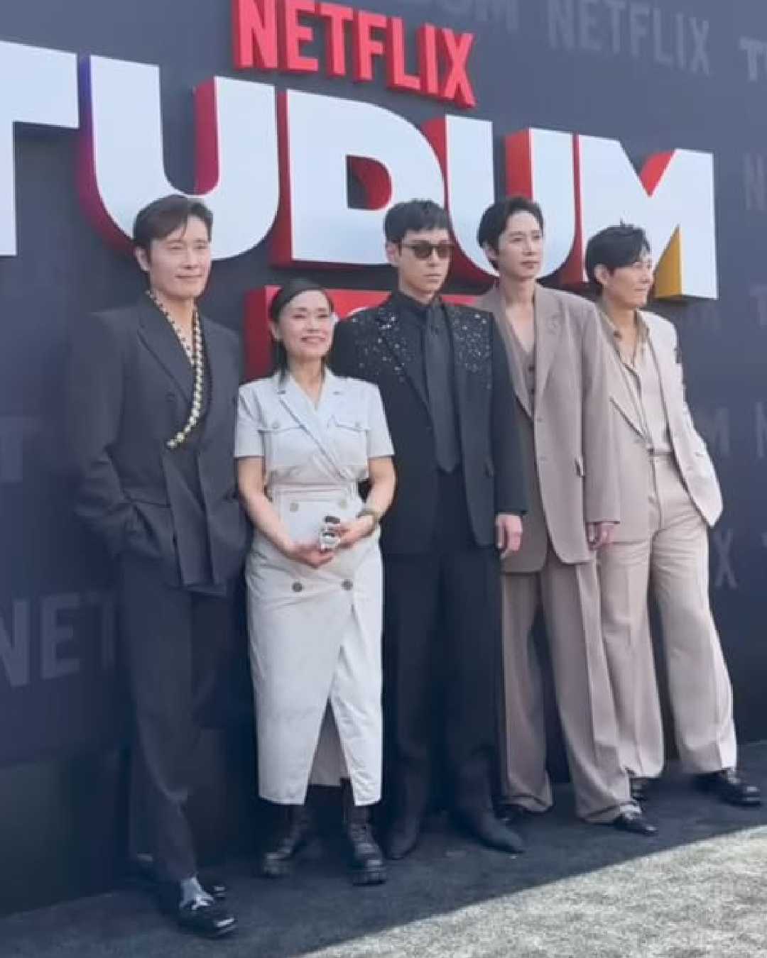 The Squid Game cast at Tudum 2025