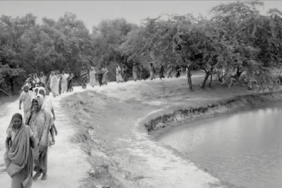 A haunting image from the documentary