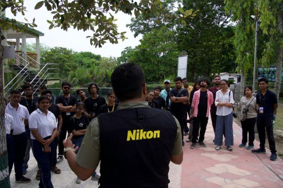 Twenty-six students, mentored by Mr Dutta and Nikon India representatives, embarked on a transformative field trip to the Sundarbans, where they honed their craft while respecting forest ethics. 