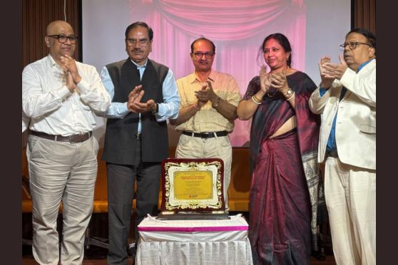 Image -(L to R) Dr. Abhijit Mitra, Mr. Lalit Raj Meena National President IIMM, Dr. Basab Chakraborty MD STEP IIT KGP, Prof Manoshi Roychowdhury, Co- Chairperson, Techno India Group and Prof. (Dr.) Goutam Sengupta, Rector, Techno India University at the inauguration of the Centre of Excellence on Blue Economy at Techno India University on the occasion of World Environment Day.