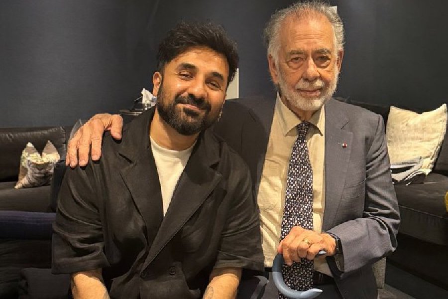 Vir Das with Francis Ford Coppola