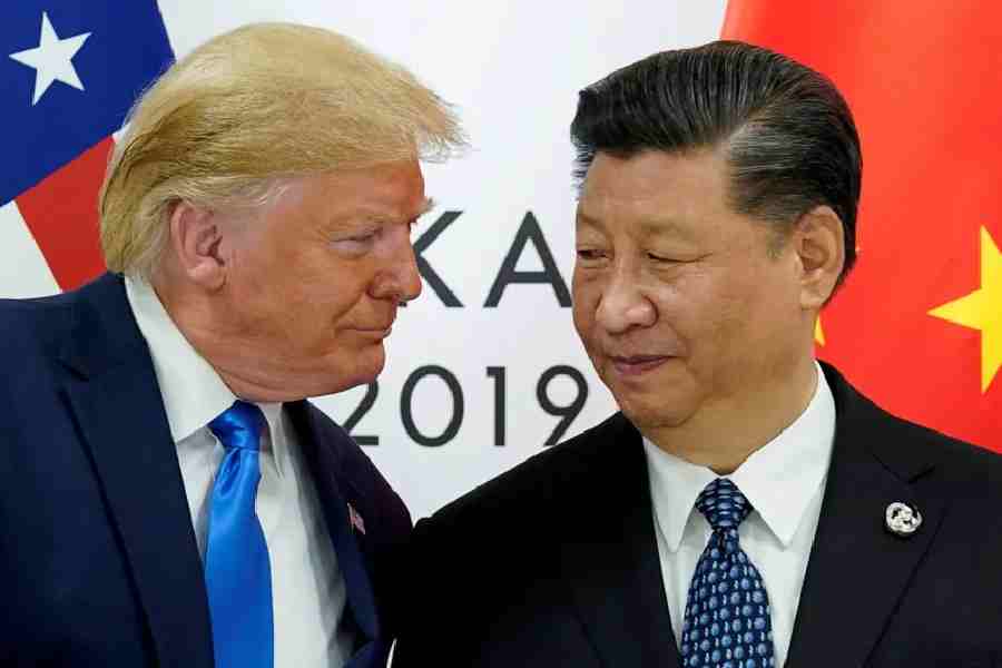 US President Donald Trump and Chinese President Xi Jinping.
