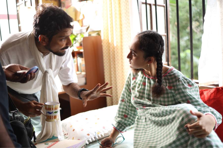 Soukarya Ghosal directing Anumegha Banerjee