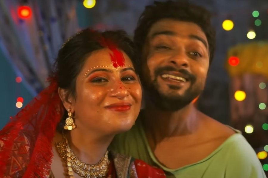 A scene from the viral song
