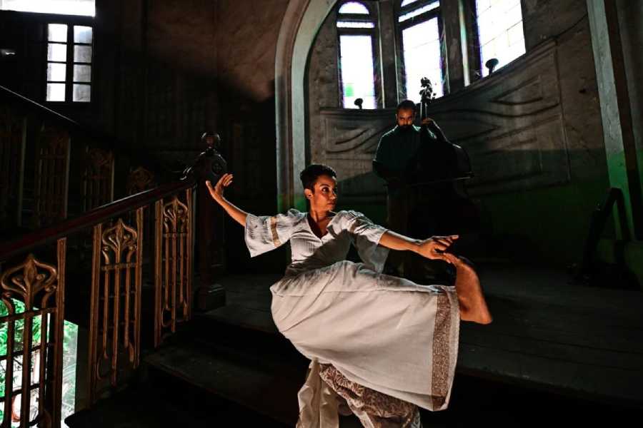 A moment from Reclaim [Source_ Kathakali Jana]