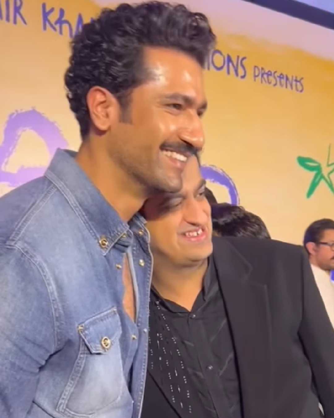 Vicky Kaushal turned heads in a denim jacket. The 37-year-old actor will next star in Sanjay Leela Bhansali's Love and War alongside Ranbir Kapoor and Alia Bhatt.  