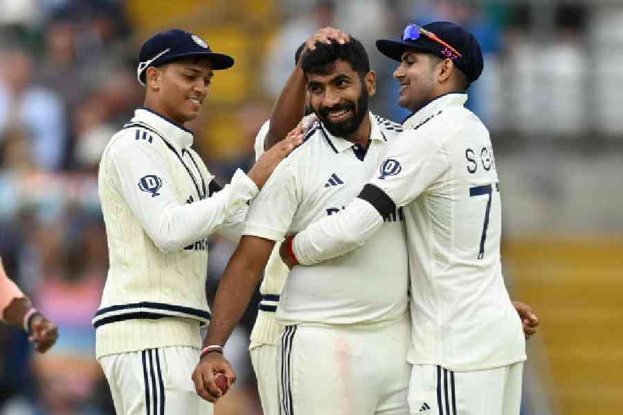 Bumrah shines, Brook counters, Test in balance, rain intervenes.