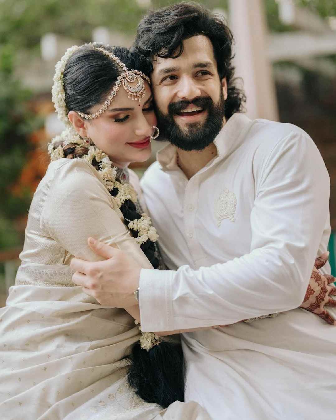 Telugu actor Akhil Akkineni has shared glimpses from his wedding with longtime girlfriend Zainab Ravdjee, held in Hyderabad on June 6. 