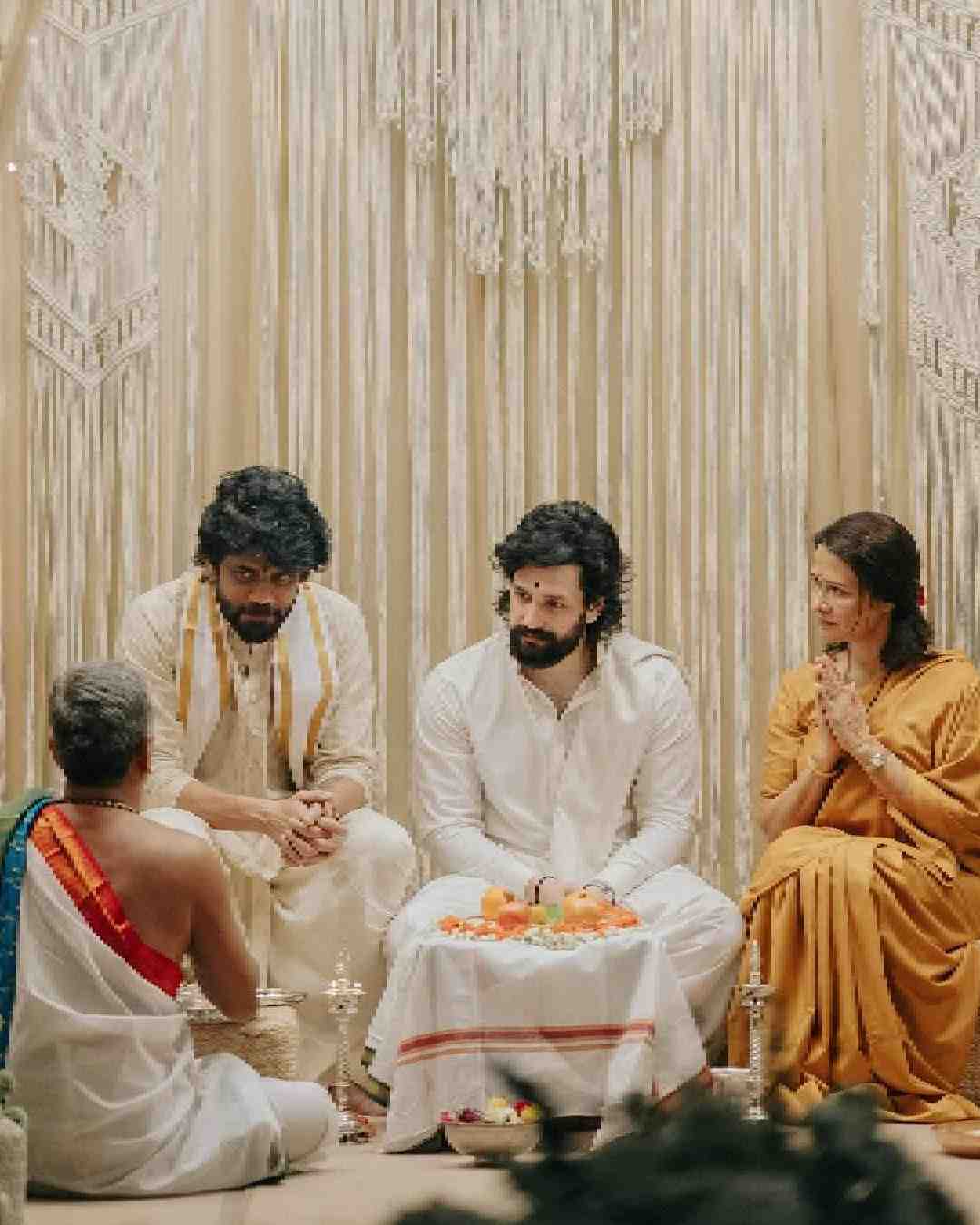 Telugu actor Akhil Akkineni has shared glimpses from his wedding with longtime girlfriend Zainab Ravdjee, held in Hyderabad on June 6. 