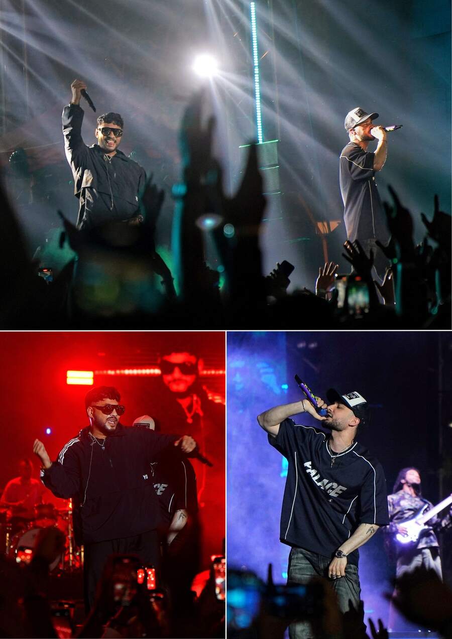 The last performance of Day One started with a bang as Raftaar and KR$NA conquered the stage. Raftaar got the crowd going crazy on his classic hit ‘All Black’