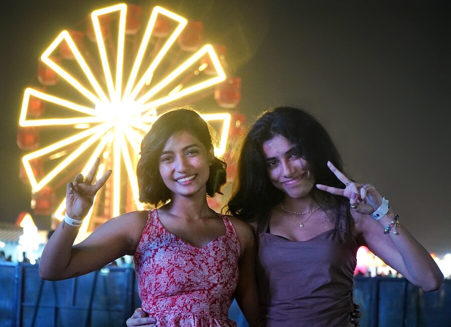Best friends from Tollygunge, Alpana Shaw and CR Sucharita were thrilled to be at Zomaland for the first time. Alpana said: ‘I am loving the vibe here in the company of my bestie. We are here for Raftaar x KR$NA’