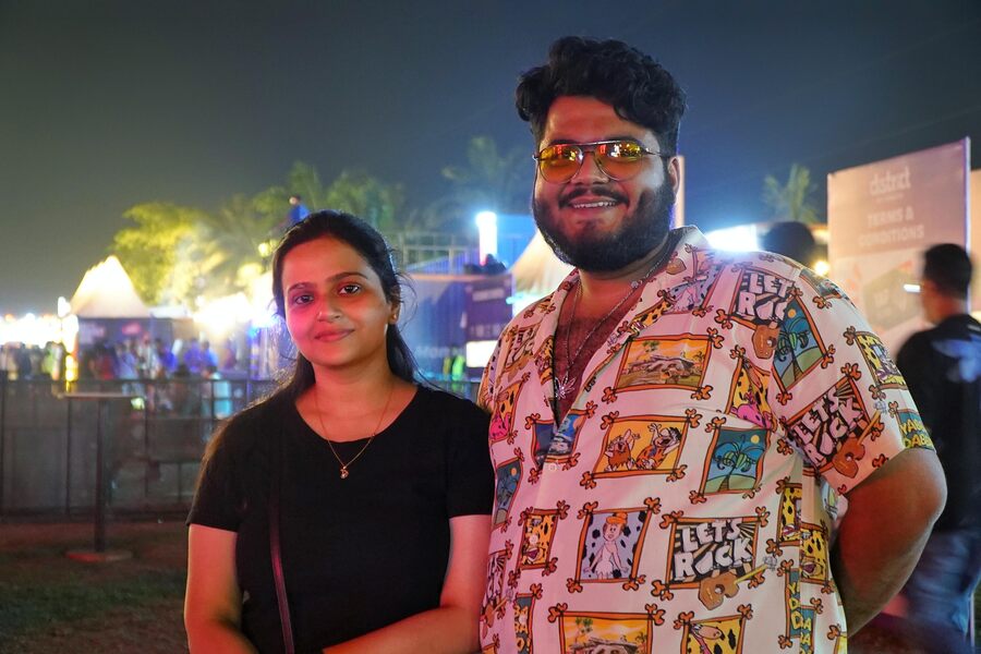 Preity Mishra and Sumant Choudhry, friends from central Kolkata, soaked in the energy of the place. Sumant said: ‘This is my first time visiting Zomaland. The music is great, and the food is even better. Raftaar and KR$NA are the ones I am here for!’