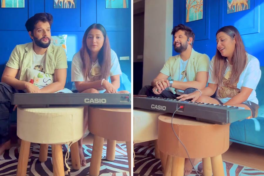 Neel Bhattacharya and Susmita Dey’s jam session