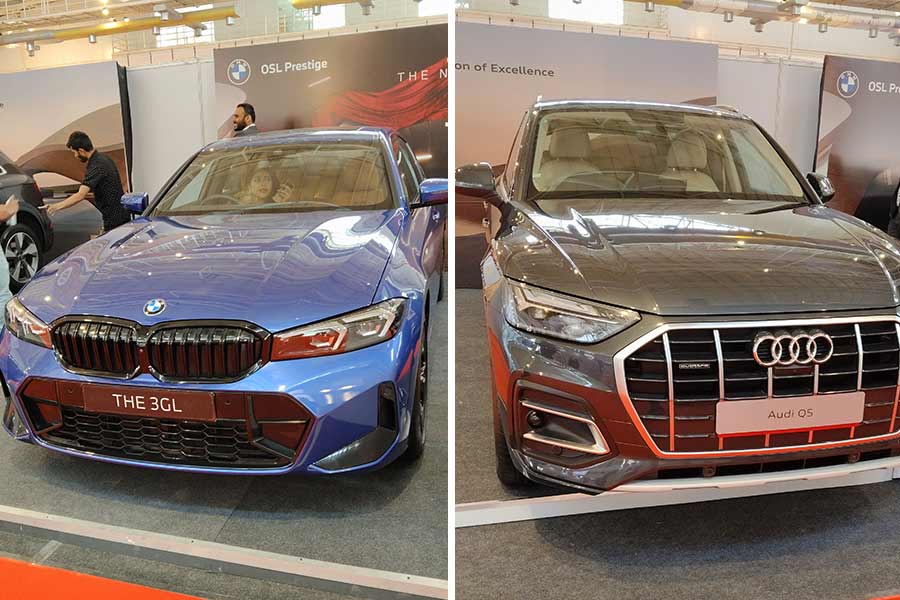 There were also some luxury wheels on display with German auto giants BMW and Audi bringing out their big guns. (Left) the 3GL sedan from BMW and (right) the Audi Q5 SUV