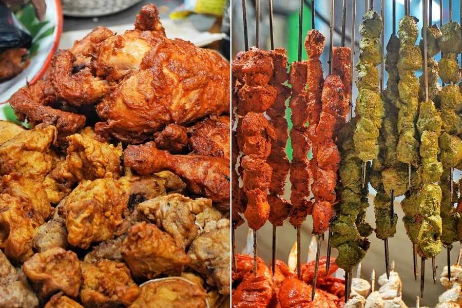 While Zakaria Street becomes the centre of attention whenever Ramzan comes around, another great option for foodies to visit is Rajabazar. Both sides of the main road are packed with food stalls with all kinds of kebabs available throughout the evening
