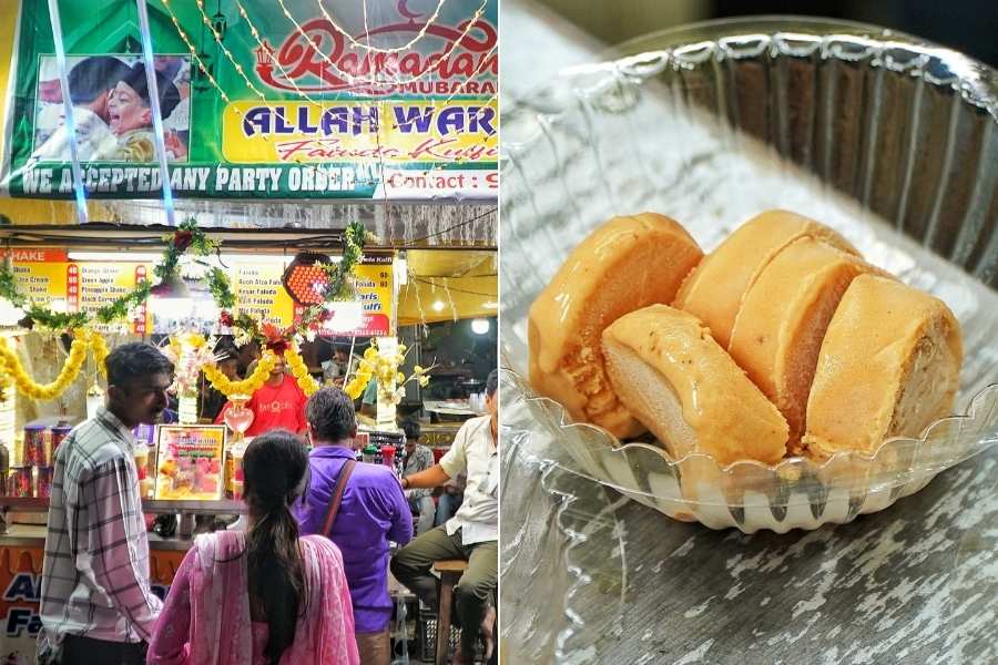 Kulfi and Faluda too are in ample supply, with quite a few stalls serving up the cold dessert with an array of colours and flavours 