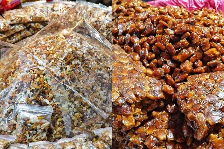 Dates and dry fruits too are also available here. An essential part of the diet during the fasting period, dry fruits and dates as some of most-popular items eaten to break the fast