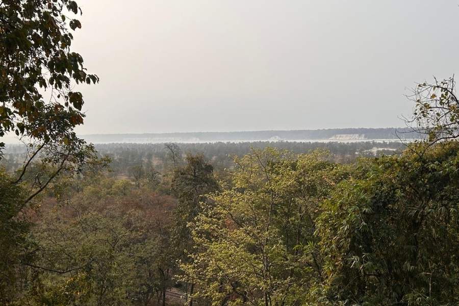 A view of the Teesta from the MongPong Eco Tourism Centre