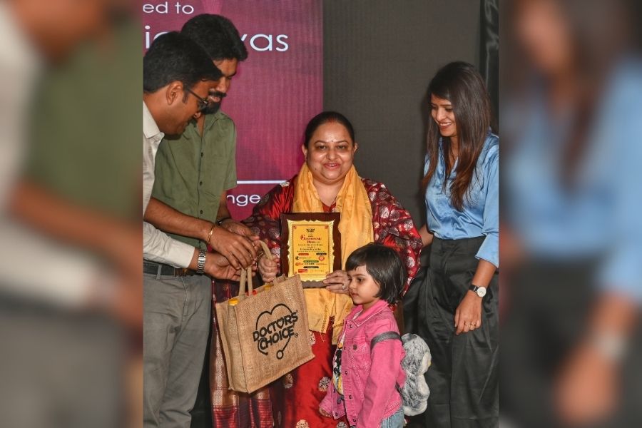 Felicitation of Debasree Roy Sarkar, managing director, Peerless Hotels Ltd