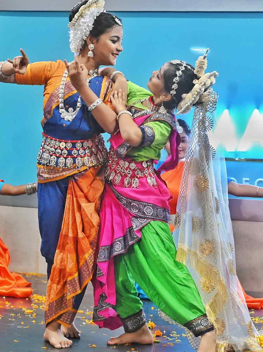 The younger students from Loreto Convent Entally brought to life the timeless love story of Radha and Krishna in Mathura through an enchanting performance 