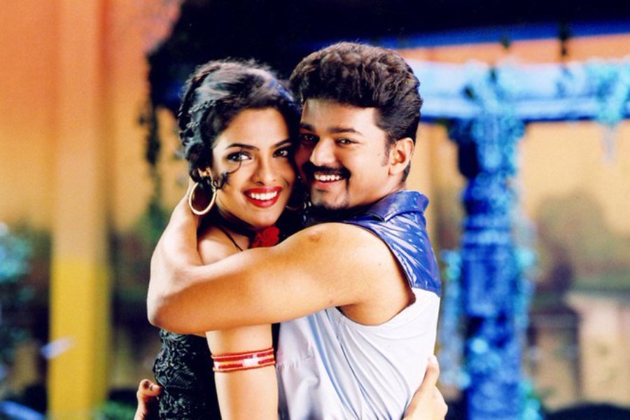 Priyanka Chopra and Thalapathy Vijay in ‘Thamizhan’