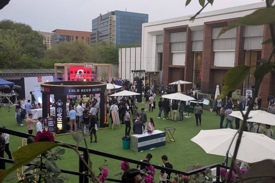 The lawns of Le Meridien, Delhi NCR, during IBW