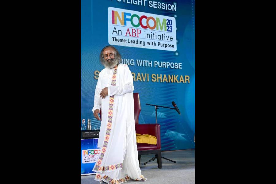 Sri Sri Ravi Shankar conducted spotlight session - ABP Infocom 2023