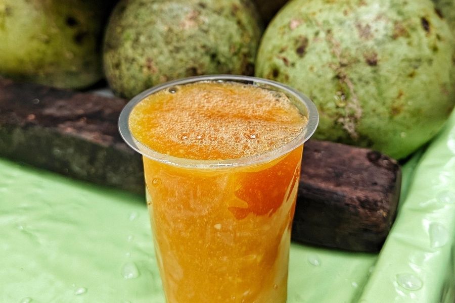 Woodapple (bel) juice is another summer favourite. The sweet and tangy flavour of the drink makes quenching your thirst fun