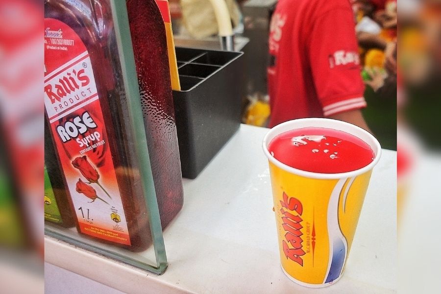 The rose syrup from Ralli’s is a crowd favourite. Have it with plain cold water or go for a milkshake