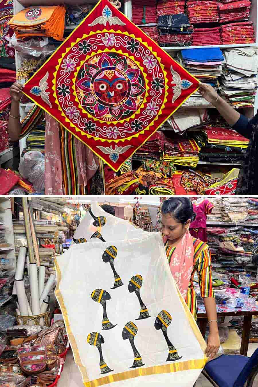 From garments to home decor, the market has varied handicrafts on sale at big emporiums and small shops