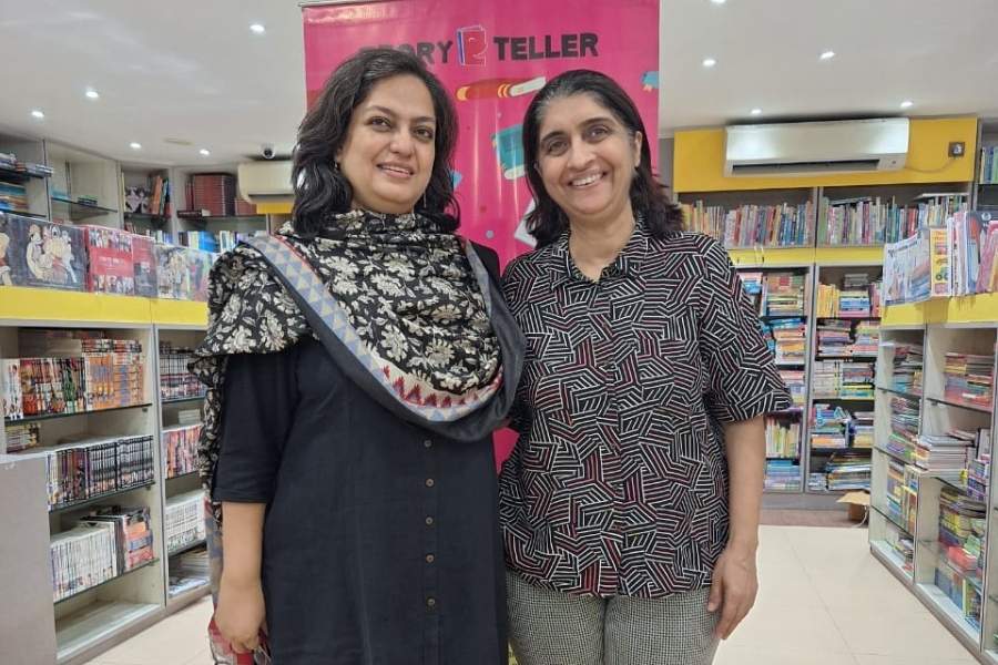 The festival has been curated by Storyteller Bookstore founder Mayura Misra, and (right) author Amrita Mukherjee