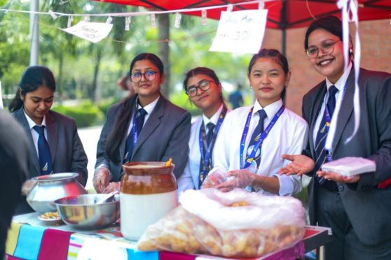 The event brought together students from various institutes for a spirited competition featuring eight dynamic events and a bustling trade fair.
