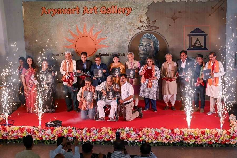 The book, ‘The Unseen Life of Ramkinkar Baij’, authored by Chandranath Das and co-authored by Chandrima Das, was launched at the event. The book provides a close look at Baij’s life, creative journey and artistic contributions, revealing lesser-known aspects of his personality and evolution as an artist