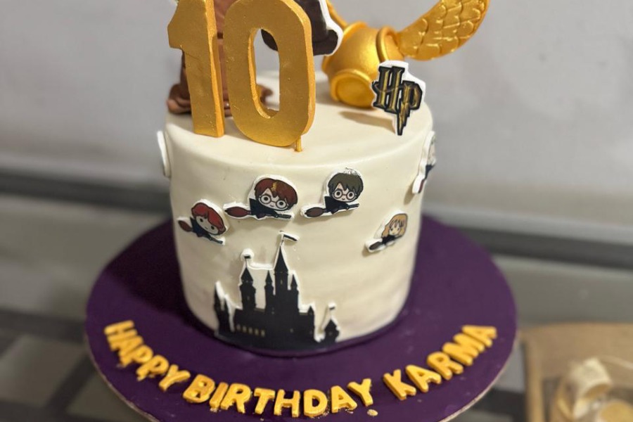 Karma's father, also a Potterhead, organised a Harry Potter themed b'day party for her 10th b'day earlier this year