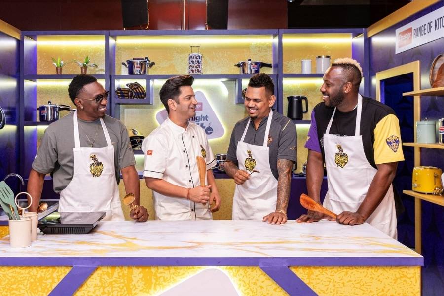 As the chef demonstrated the traditional preparation using mustard oil and potatoes — staples in Bengali cuisine — the West Indian stars shared insights about their homeland’s culinary treasures.