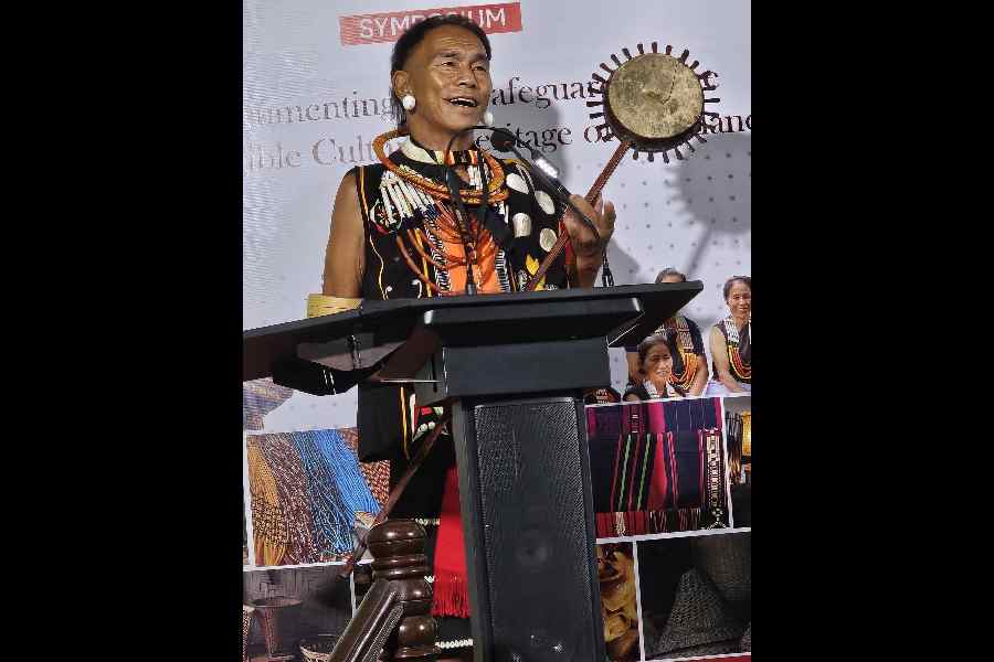 Veswuzo Phesao of the Naga Chakhesang tribe.