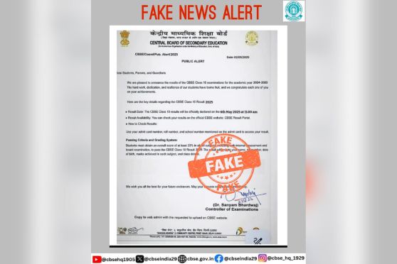 Fake notice being circulated.