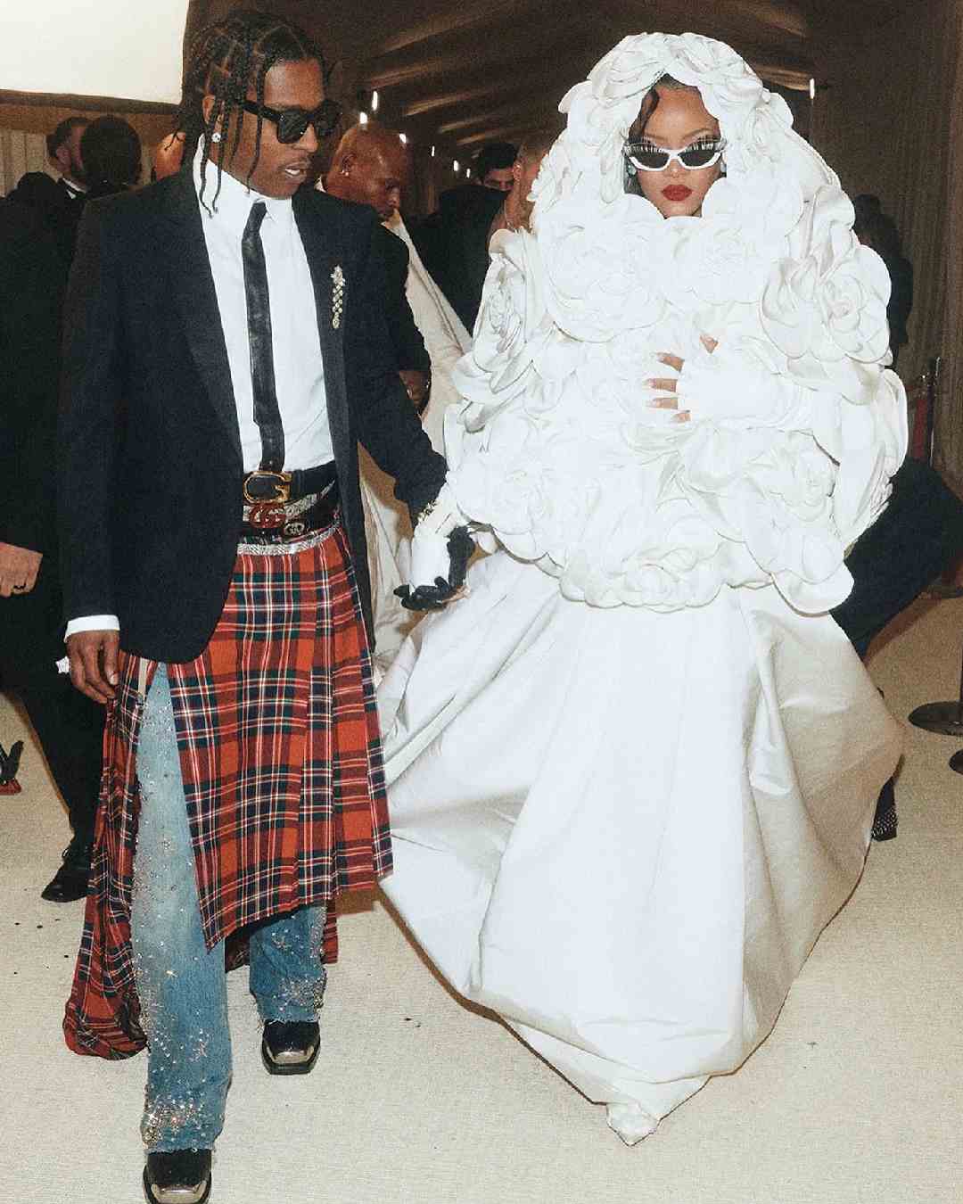 In 2023, Rihanna attended the fashion gala while she was expecting her second child with partner, rapper ASAP Rocky. 